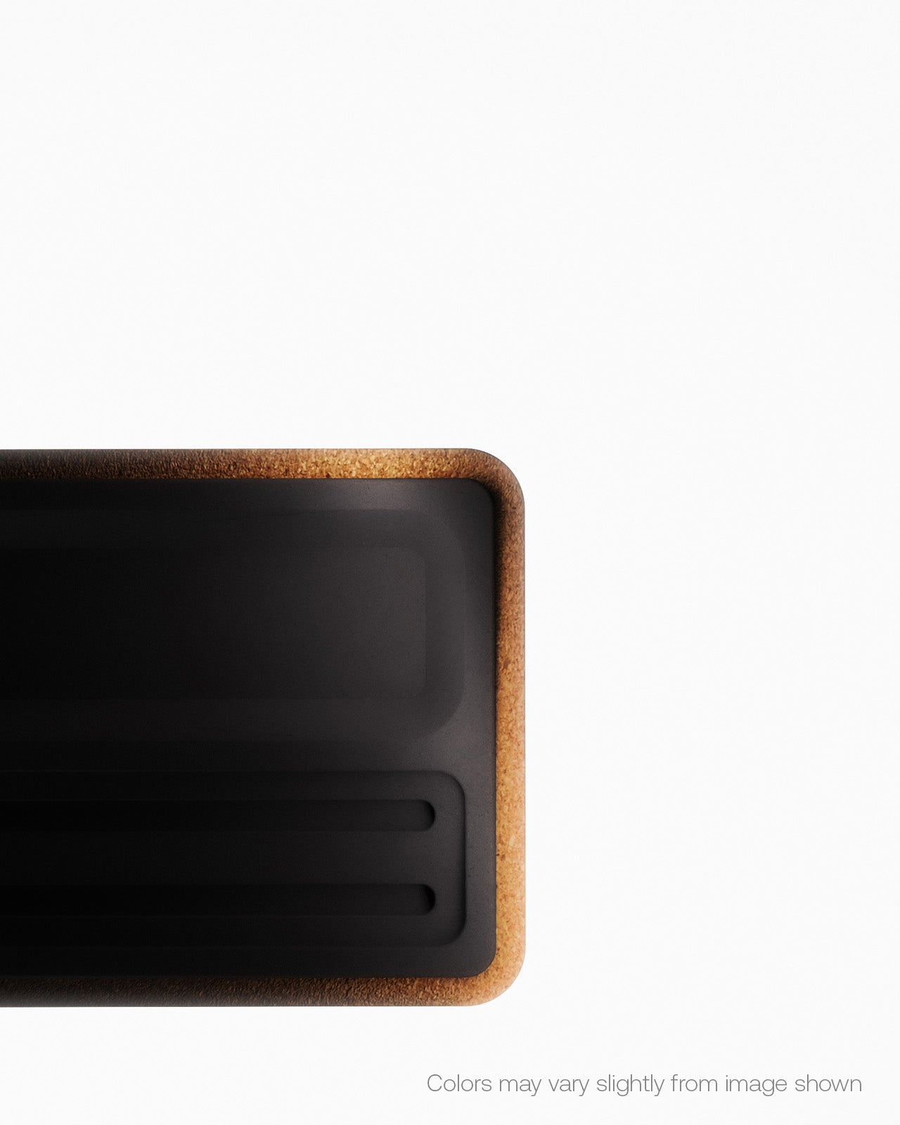 Up close material detail shot of the Studio Desk Tray by Modhaus