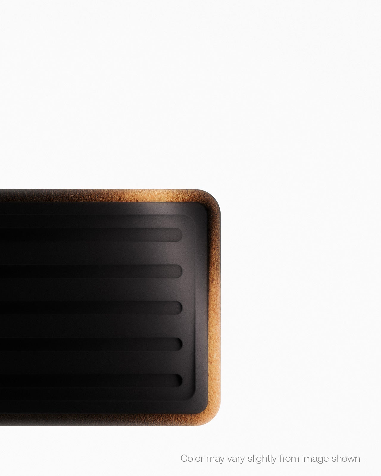 Up close material detail shot of the Studio Desk Tray by Modhaus