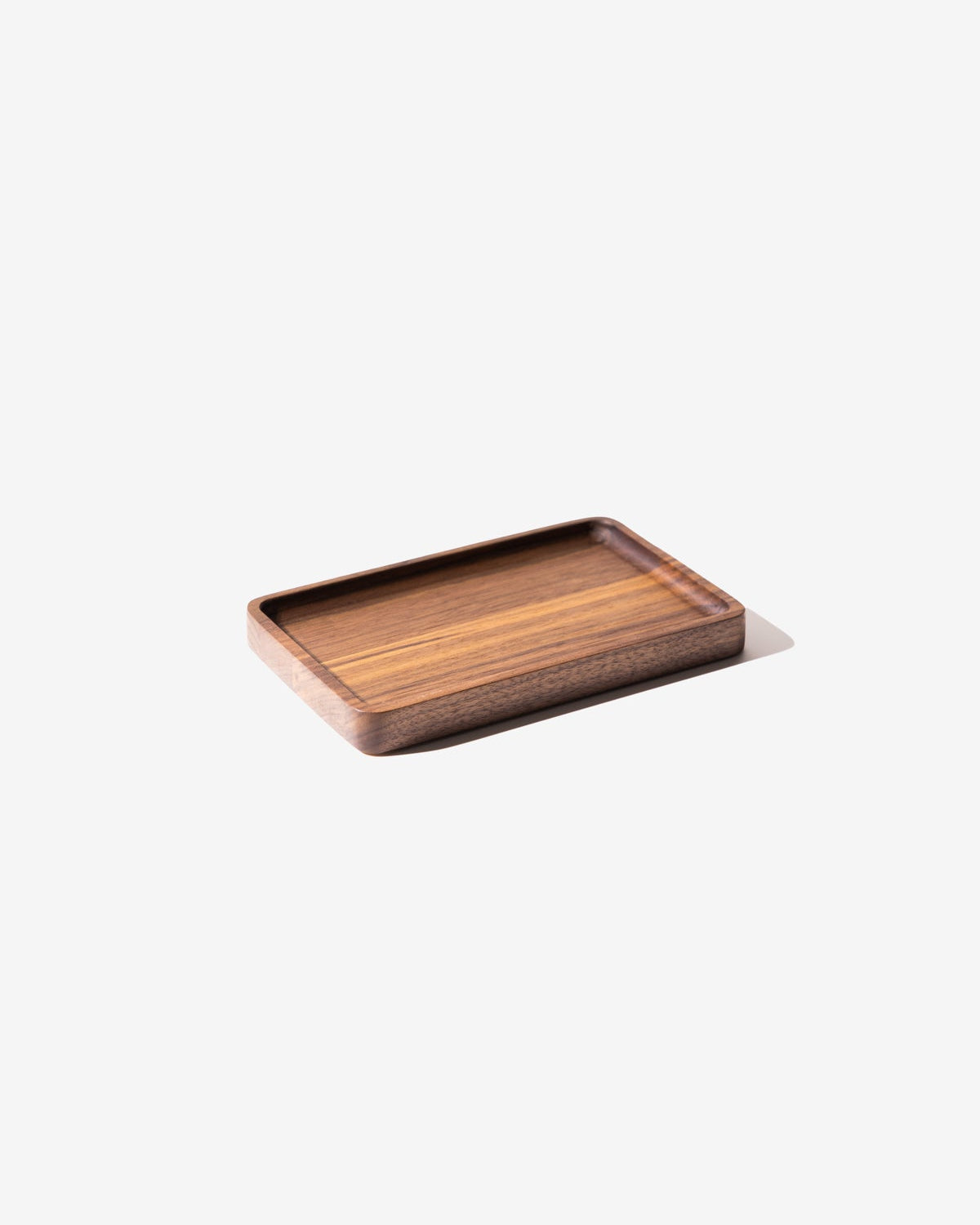 Medium Catch All Tray for everyday carry in Walnut