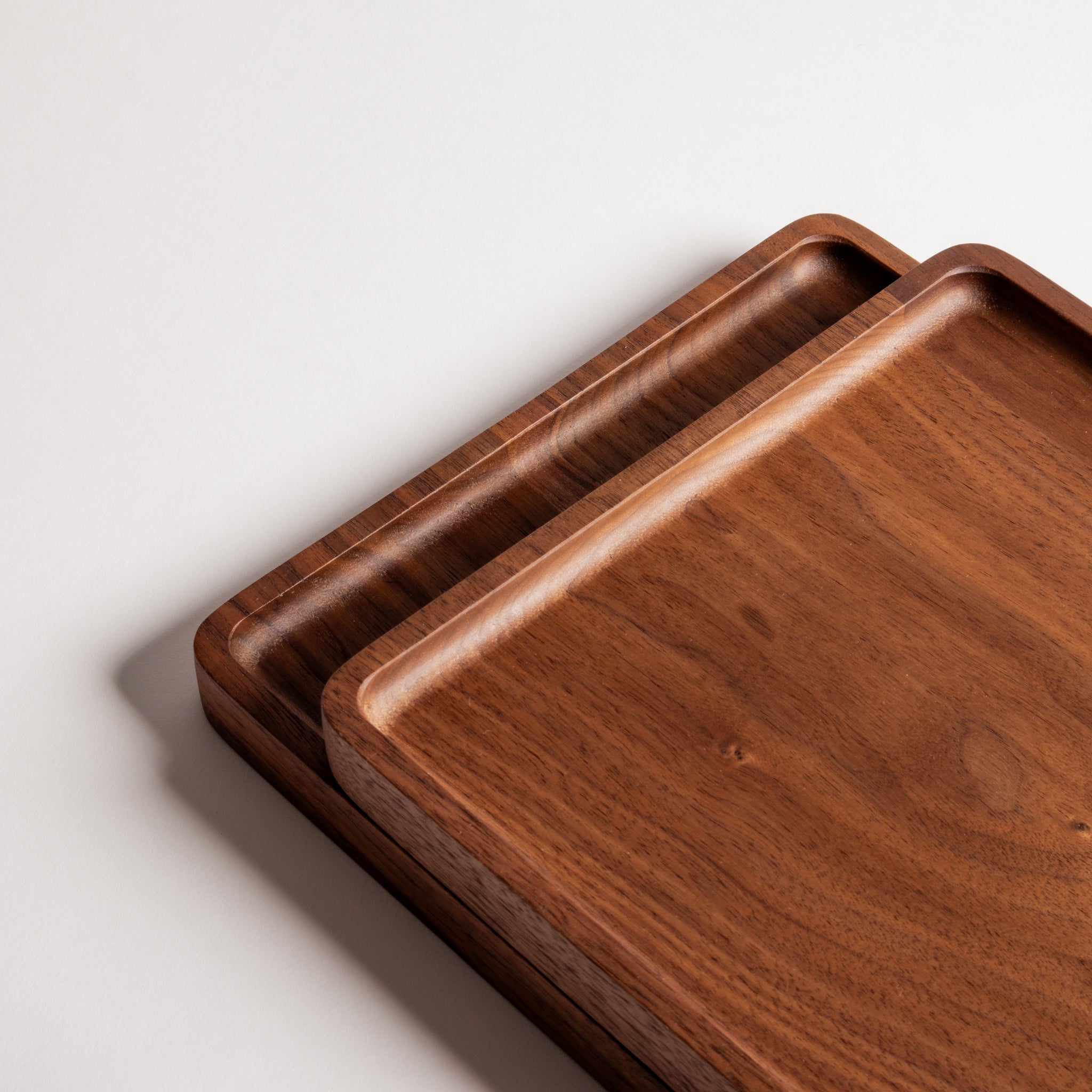 Modhaus Large Catchall tray in walnut wood