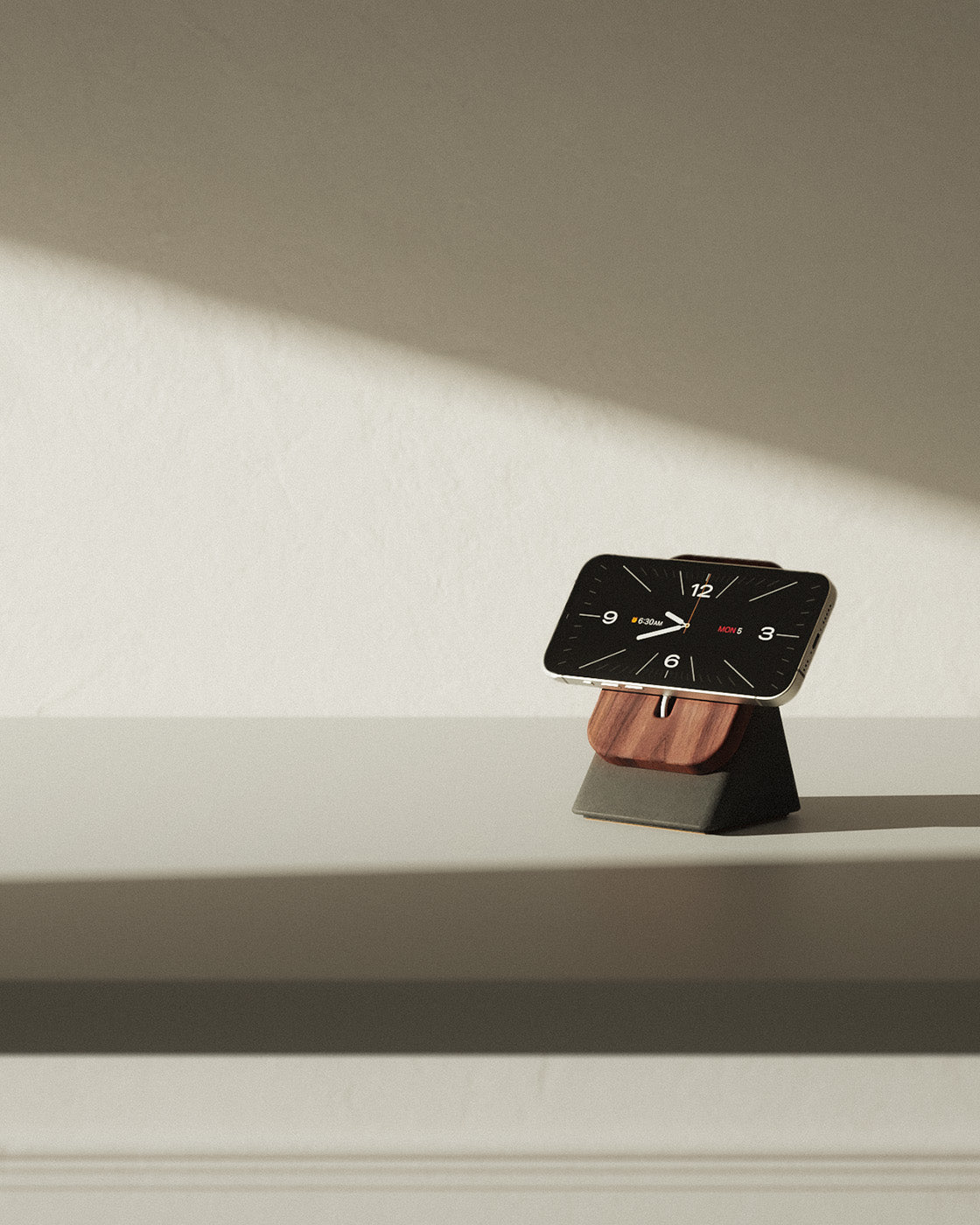 The Upright MagSafe by Modhaus in a Sunny Living room