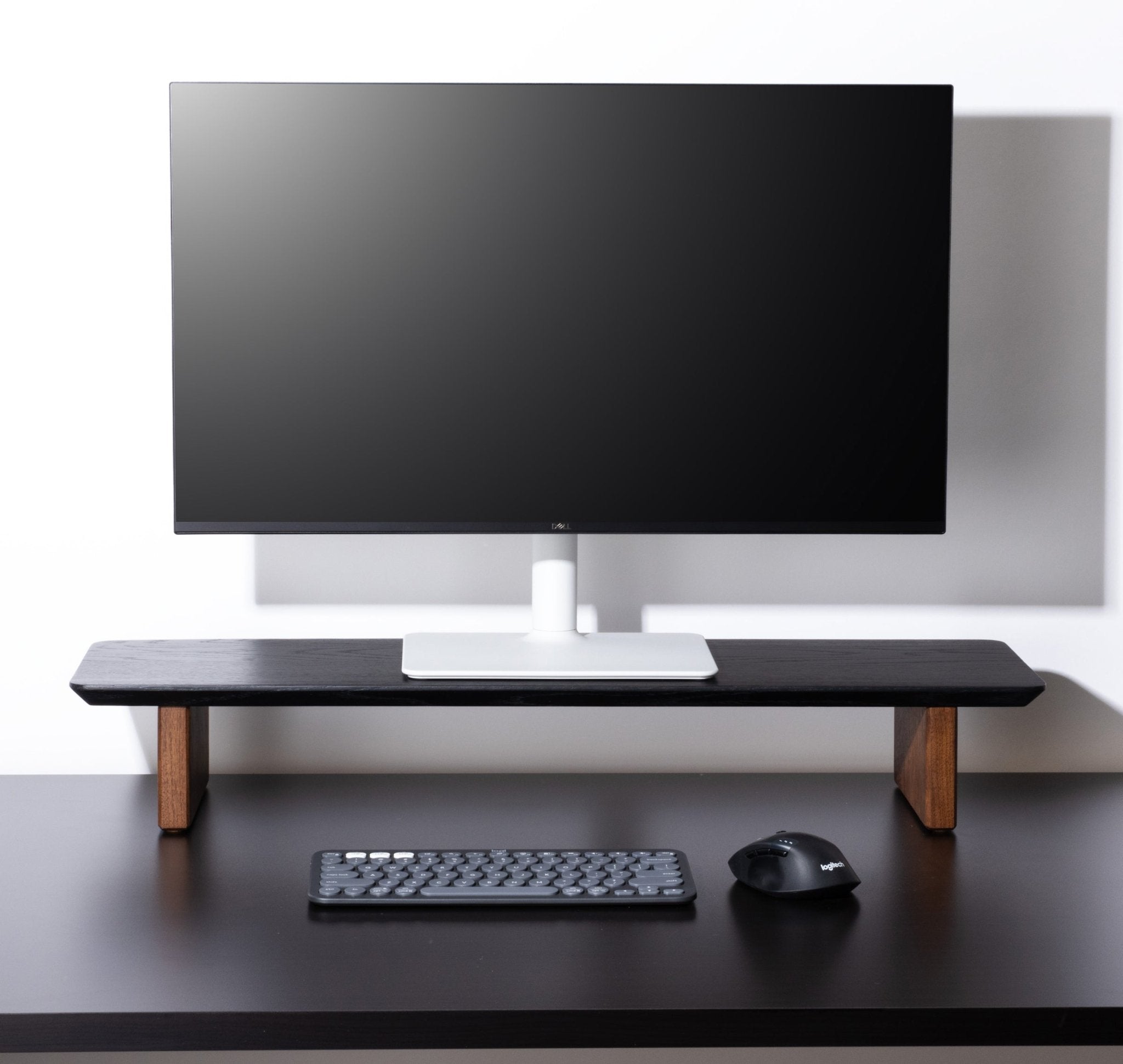 Modhaus Desk Shelf in Black/Walnut