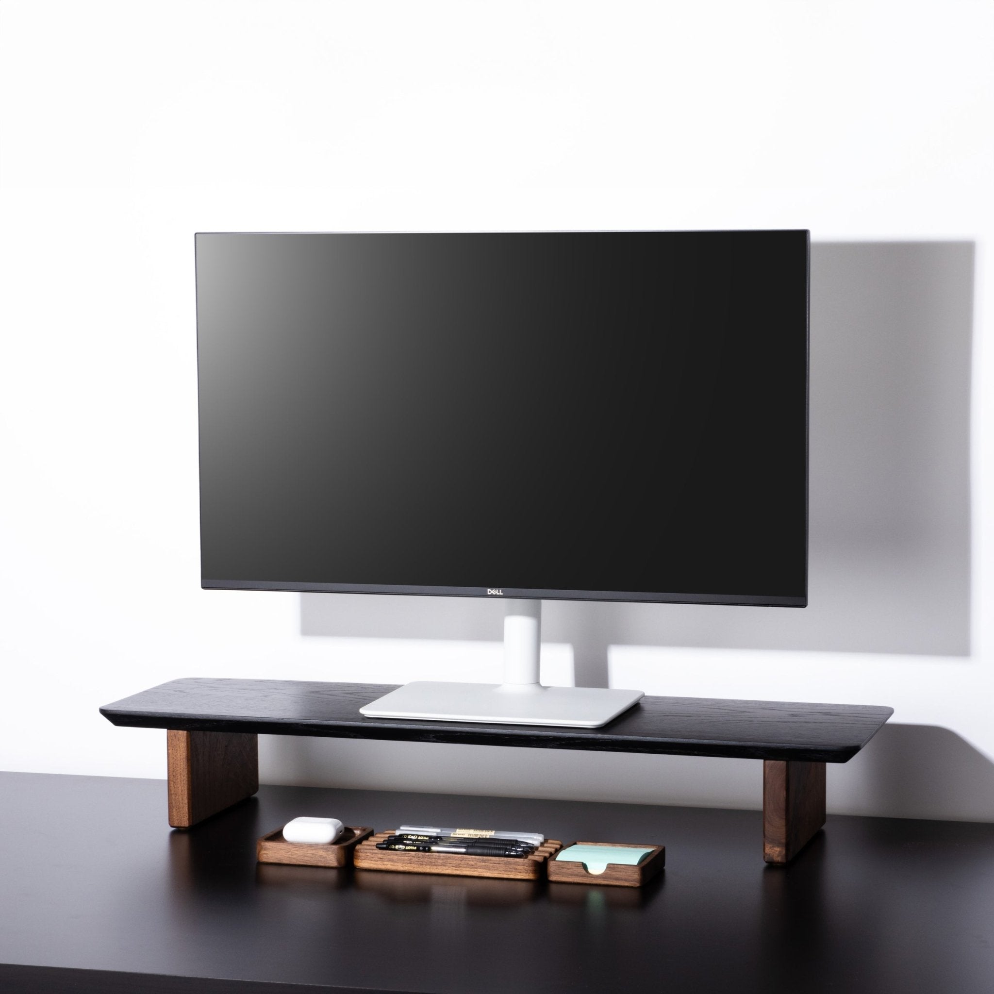 Modhaus Desk Shelf in Black/Walnut