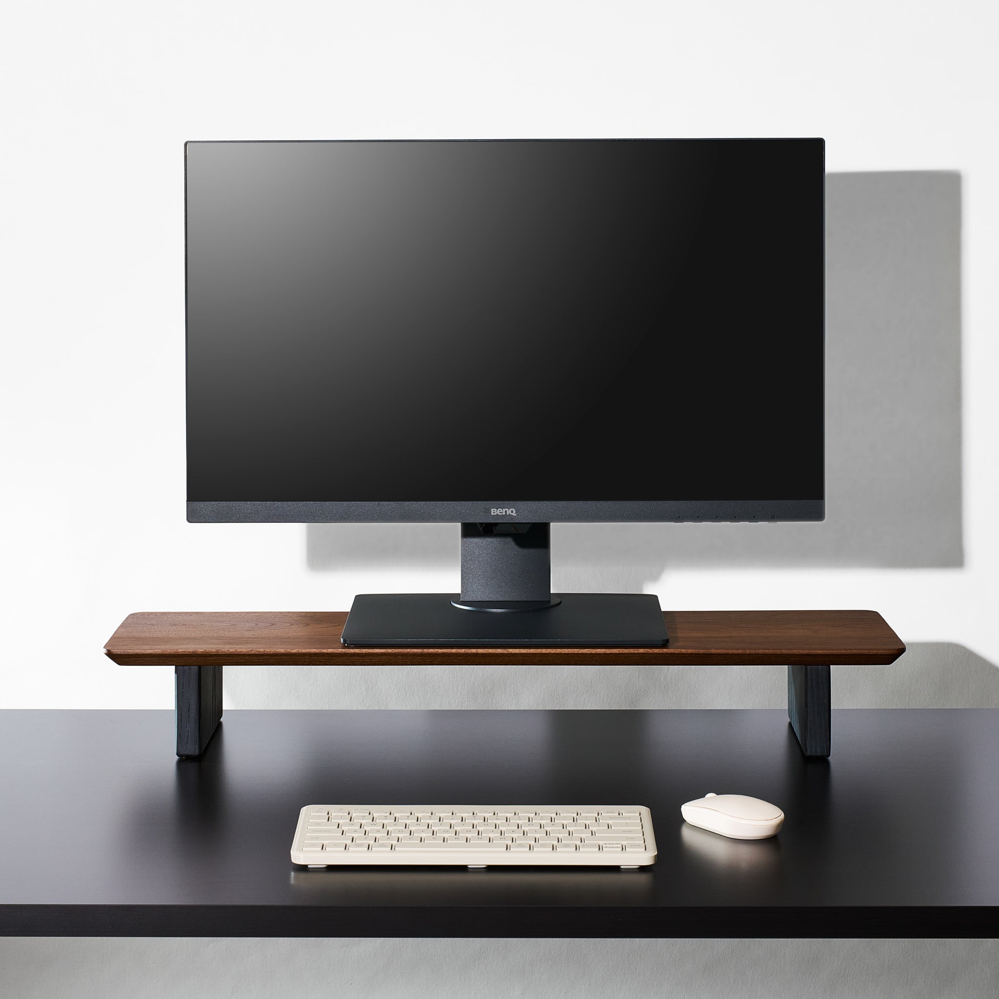 A medium Walnut Desk Shelf