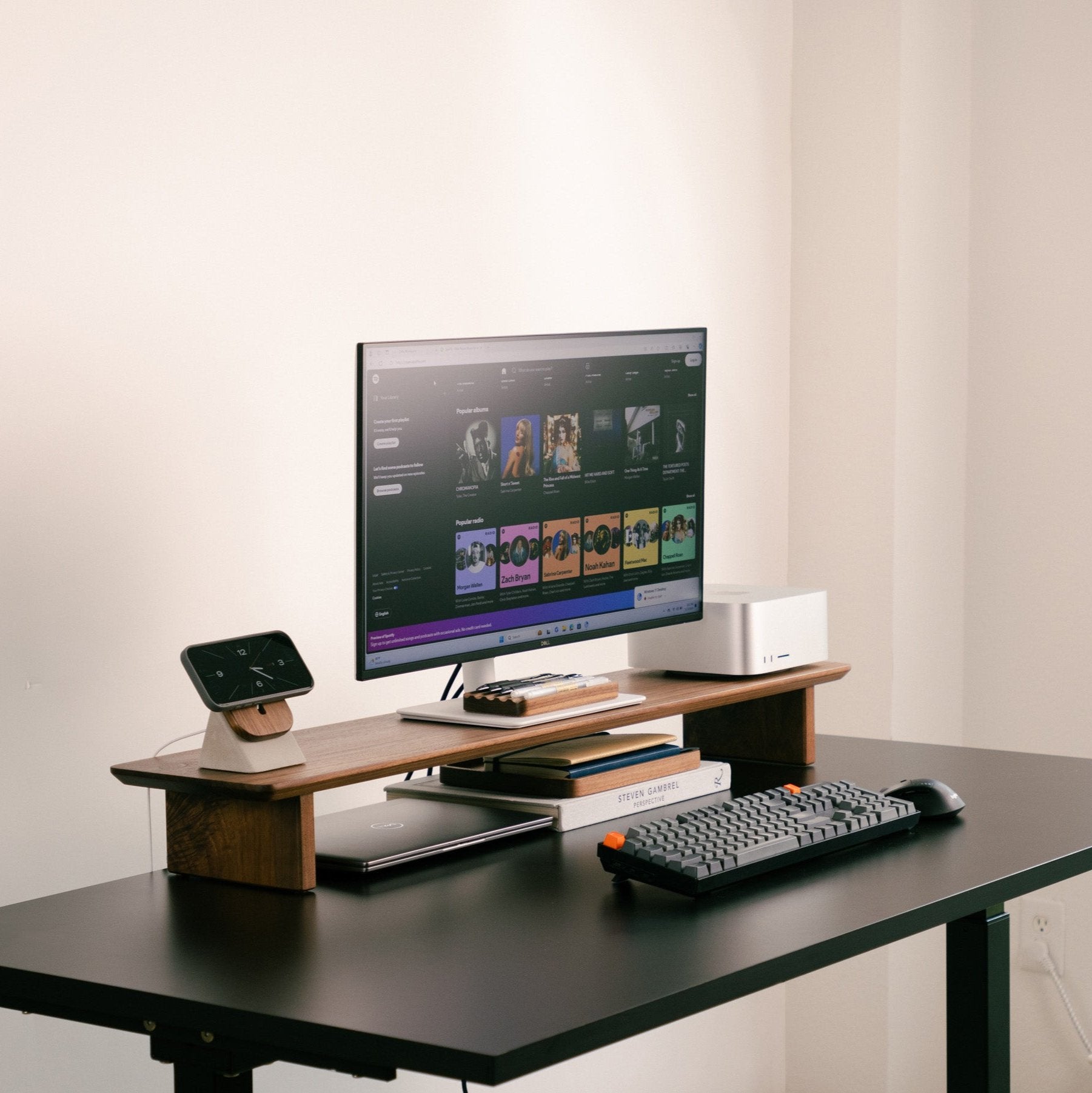 Modhaus Desk Shelf in Walnut/Walnut